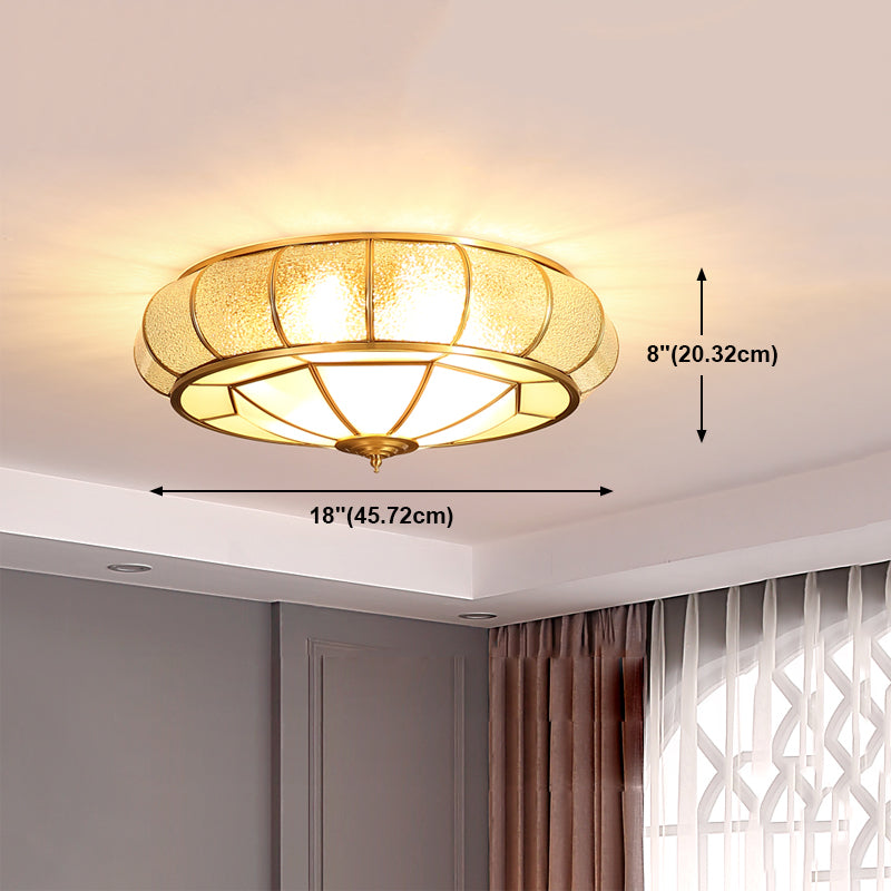 Glass Shade Ceiling Flush Mount Light Ceiling Lighting for Living Room