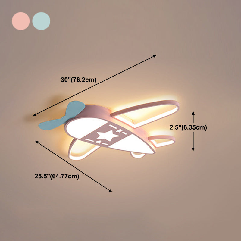 Forma de plano de metal al ras del techo de techo estilo moderno 5 luces encierras de montaje