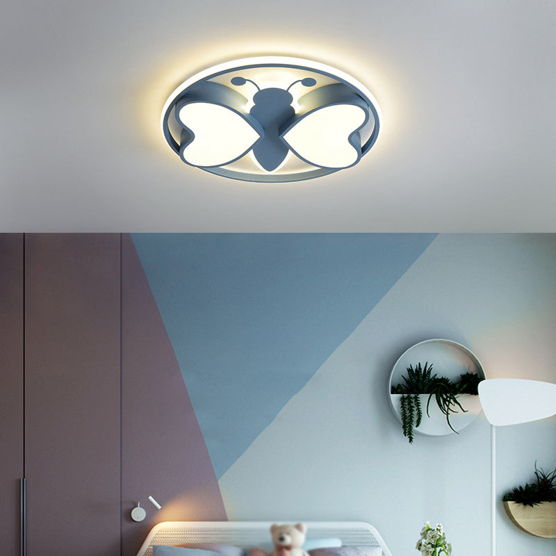 2 lichte cirkel plafondlicht moderne macaron stijl metalen plafondverlichting voor woonkamer