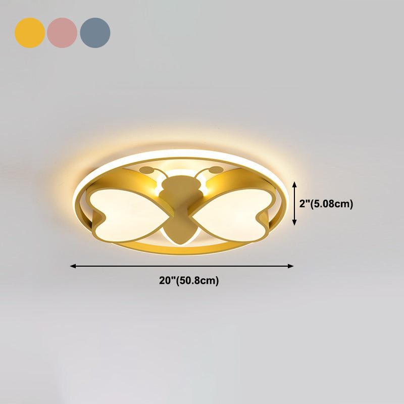 2 lichte cirkel plafondlicht moderne macaron stijl metalen plafondverlichting voor woonkamer