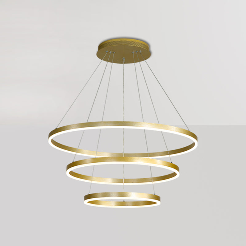 Round Shape Pendant Chandeliers Modern Metal Chandelier Lighting Fixtures