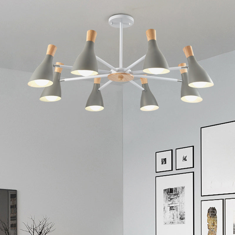 Bell Shape Chandelier Lights Contemporary Metal Chandelier Lighting Fixtures