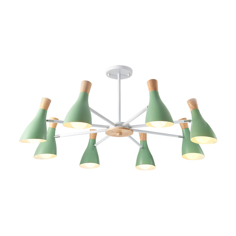 Bell Shape Chandelier Lights Contemporary Metal Chandelier Lighting Fixtures