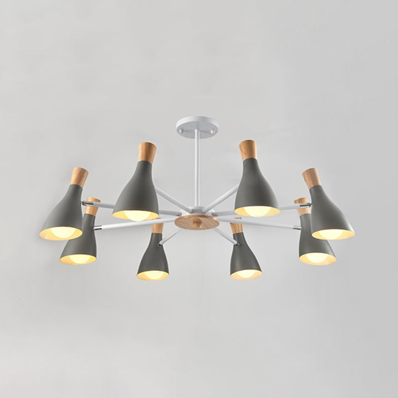 Bell Shape Chandelier Lights Contemporary Metal Chandelier Lighting Fixtures