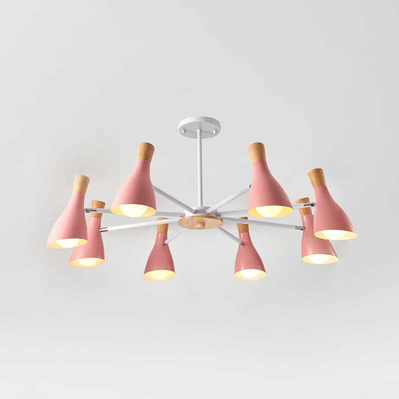 Bell Shape Chandelier Lights Contemporary Metal Chandelier Lighting Fixtures