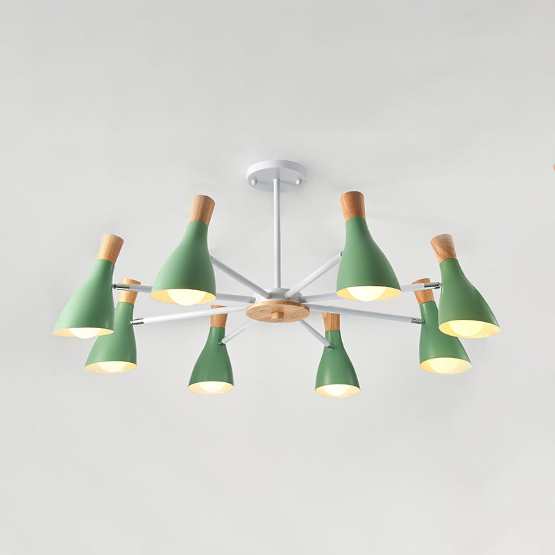 Bell Shape Chandelier Lights Contemporary Metal Chandelier Lighting Fixtures