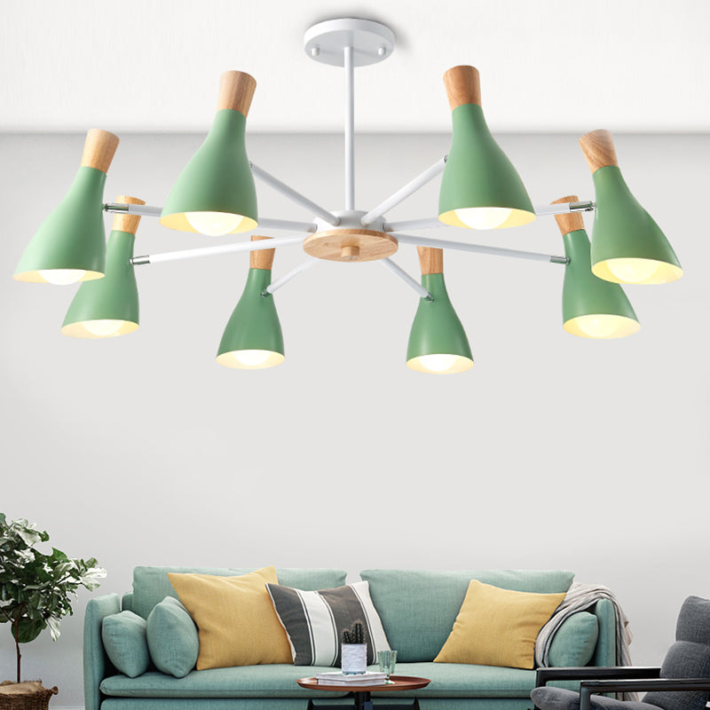 Bell Shape Chandelier Lights Contemporary Metal Chandelier Lighting Fixtures