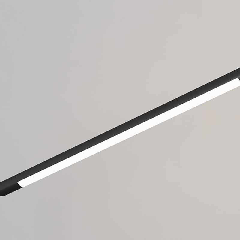 Moderner Stil Linearer Formbodenbeleuchtung Metall 1 Lichtstehlampe für Schlafzimmer