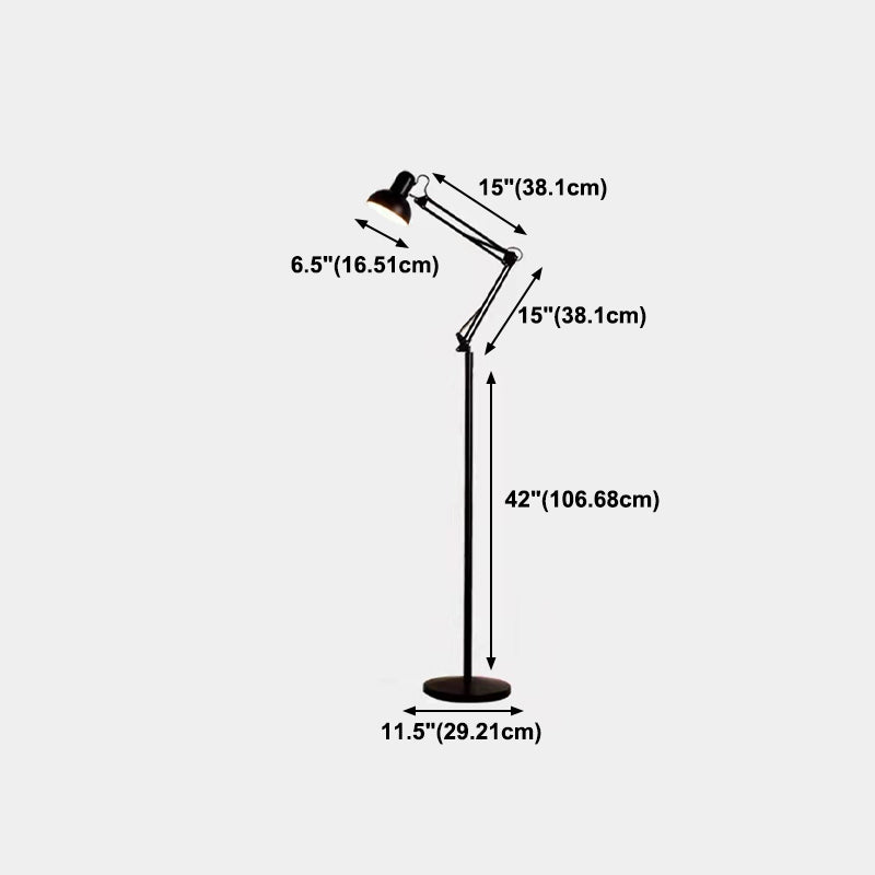 Moderne stijl geometrische vloerlicht metaal 1 lichte vloerlamp armaturen