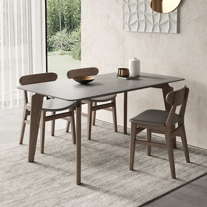 Modern 1/2/4/5/6 Pieces Dining Set Solid Wood Dining Table Set for Dining Areas