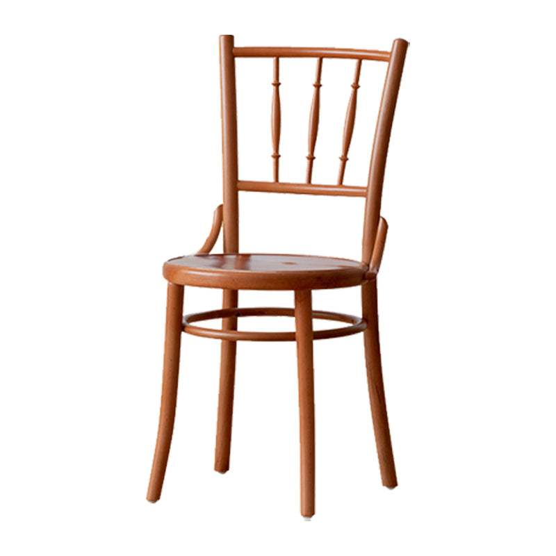 Wood Traditional Kitchen Dining Room Chair Slat Back Side Chair