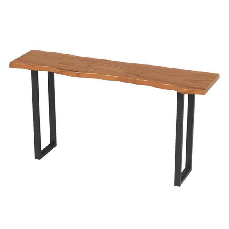 Rectangle Bar Dining Table Contemporary Bar Table with Sled Base