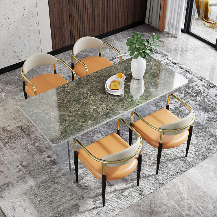 Designer Style 1/4/5/7 Pieces Dining Set Sintered Stone Top Dining Table with Chairs