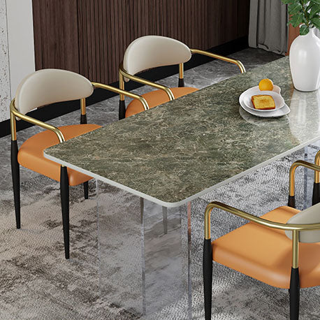 Designer Style 1/4/5/7 Pieces Dining Set Sintered Stone Top Dining Table with Chairs