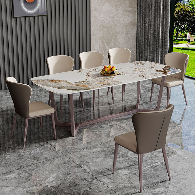 Nordic 1/6/7/8 Pieces Dining Set Sintered Stone Dining Table Set for Home