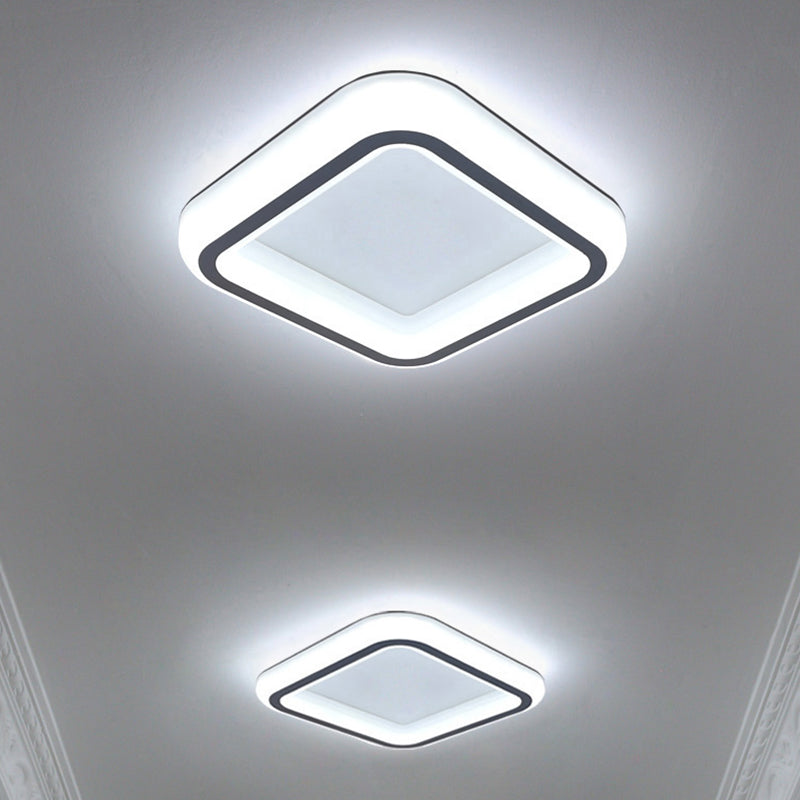 Acrylic Modernist Flush Mounted Ceiling Lights LED Flush Mount Lighting