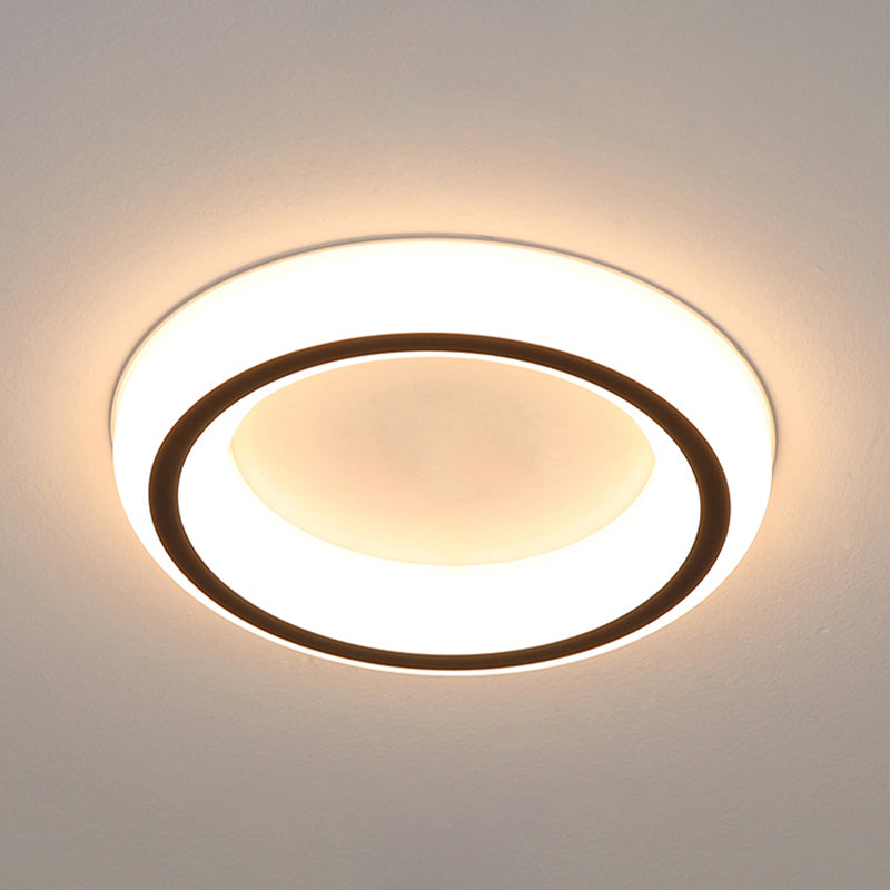 Acryl modernistische Flush -Deckenleuchten LED -Flush -Halterung Beleuchtung