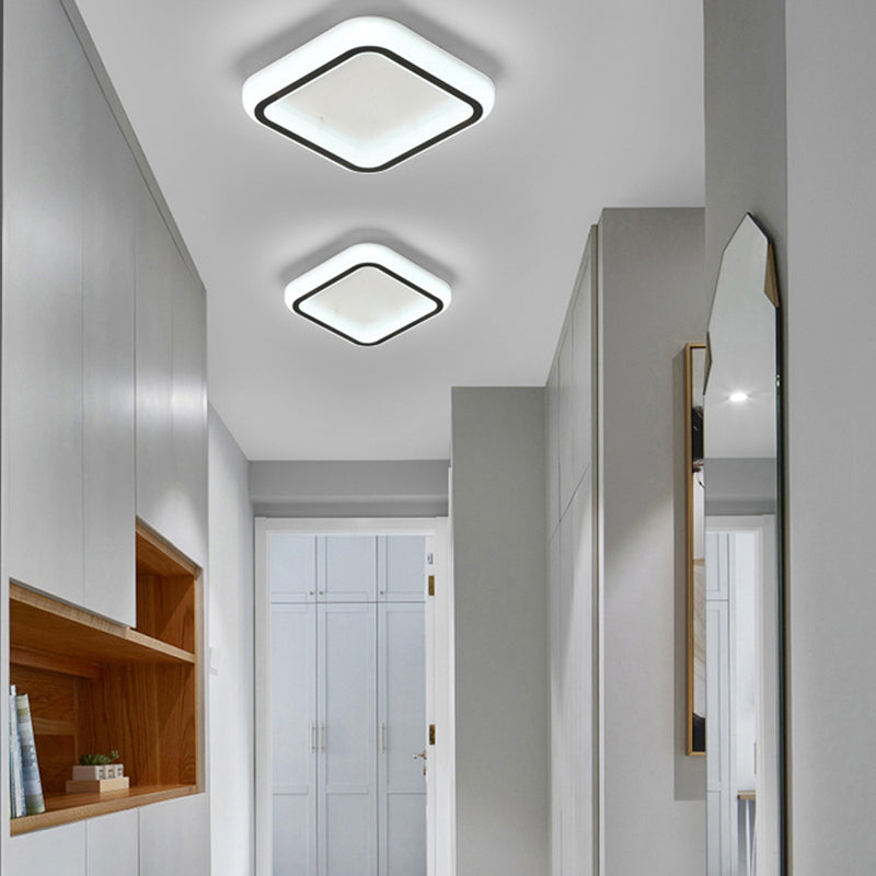 Acryl modernistische Flush -Deckenleuchten LED -Flush -Halterung Beleuchtung