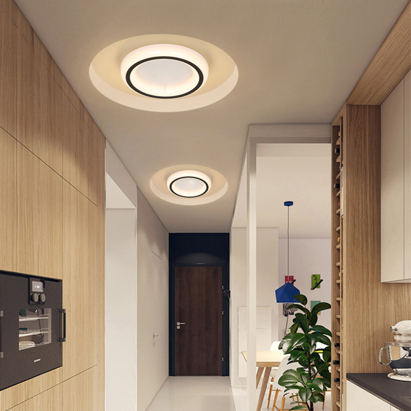 Acryl modernistische Flush -Deckenleuchten LED -Flush -Halterung Beleuchtung