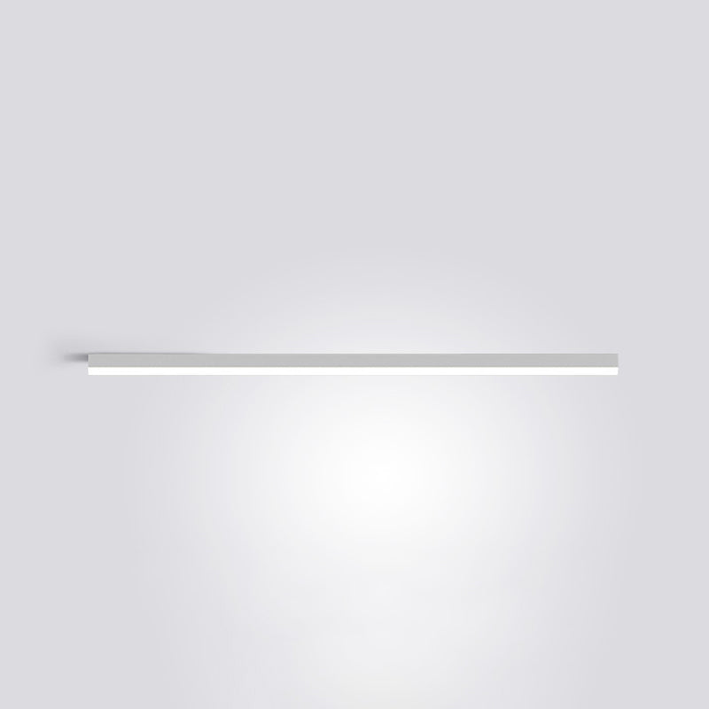 Metal Linear Shape Flush Mount Light Modern 1-Light Led Flush Mount Fixture