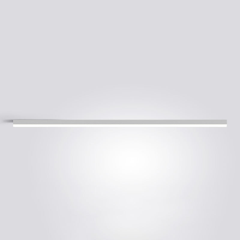 Metal Linear Shape Flush Mount Light Modern 1-Light Led Flush Mount Fixture