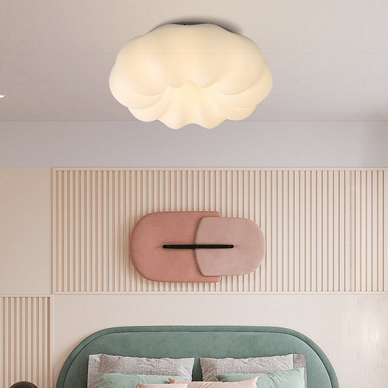 Lumière de plafond de style moderne simple luminaire à monture à chasse d'eau pour chambre à coucher