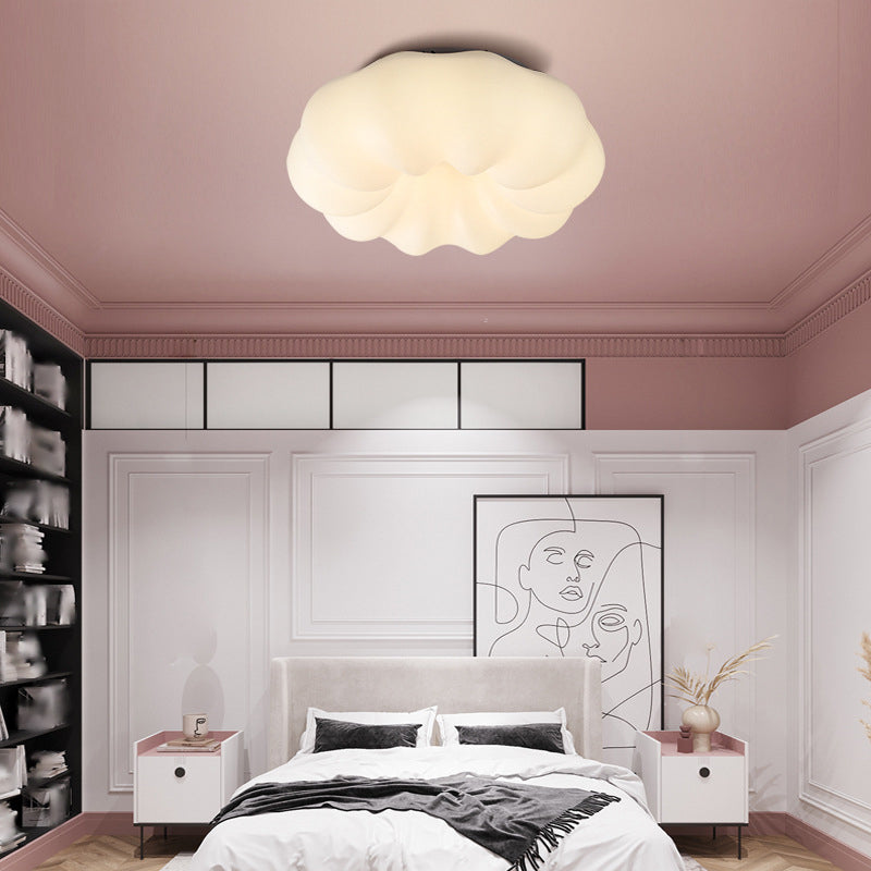 Lumière de plafond de style moderne simple luminaire à monture à chasse d'eau pour chambre à coucher