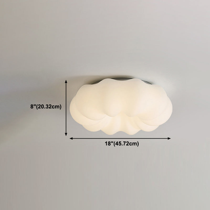 Moderne stijl plafondlampje Eenvoudige spoelmontagelichte lichtarmatuur voor slaapkamer