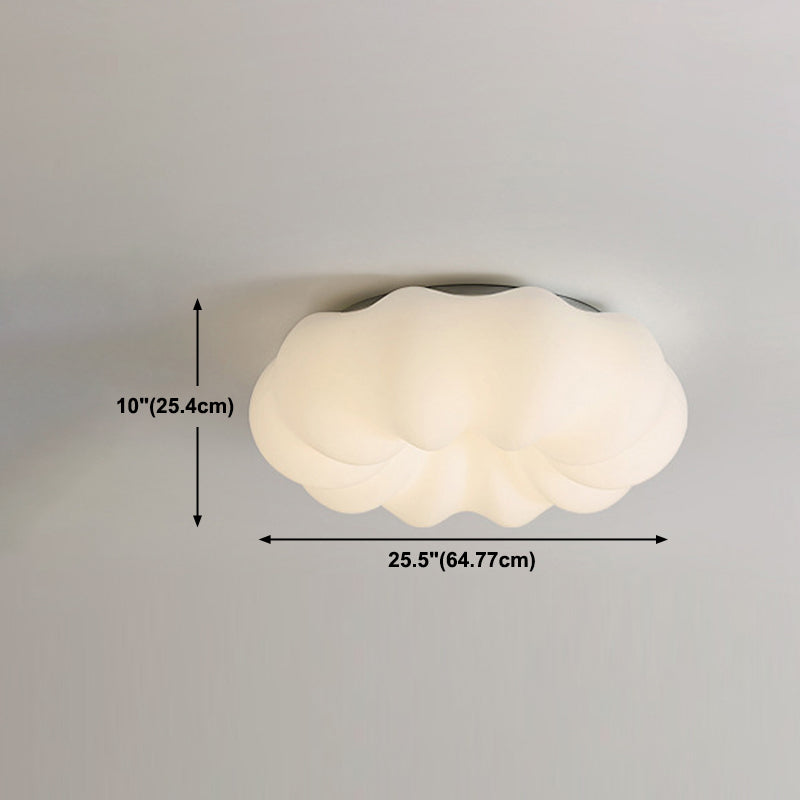 Moderne stijl plafondlampje Eenvoudige spoelmontagelichte lichtarmatuur voor slaapkamer