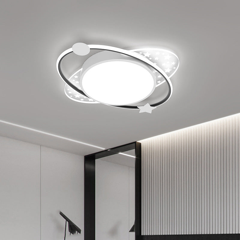 2 lichten Geometrische spoelmontage Licht Moderne stijl Metalen Flush Mount LED -lichten