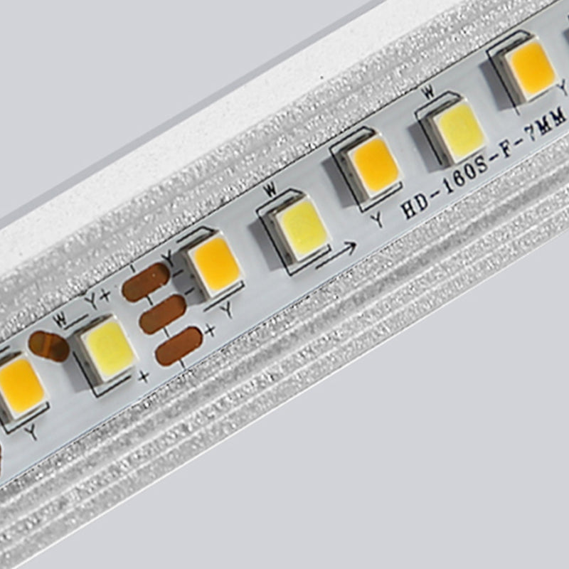 Metalen vierkante vorm spoelplafondlicht moderne stijl 1 licht spoelbevestiging verlichting in het wit