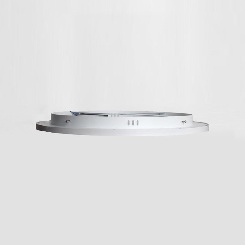 Circle Ceiling Light Fixture Minimalist Aluminum LED Black Ceiling Light