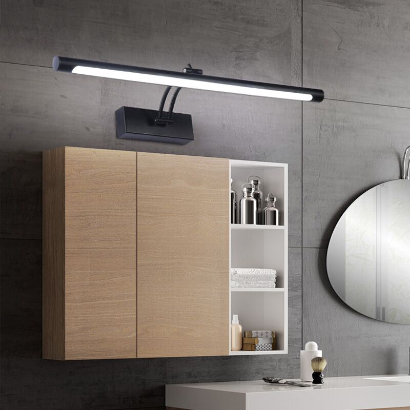 Postmodern metalen cilindrische ijdelheid SCONCE Verstelbare badkamer LED Wandbevestiging Licht