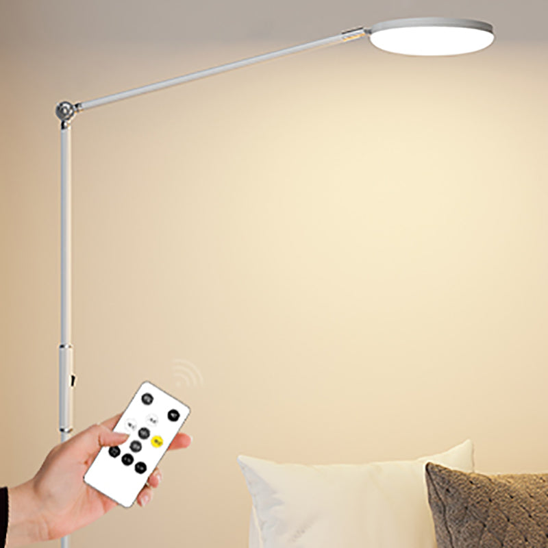 Metal Linear Shape Floor Lamp Modern Style 1 Light Floor Light