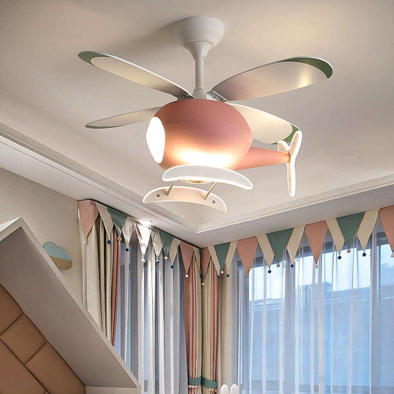 Metal Ceiling Fan Lighting Modern Style Multi Light Ceiling Fan Lamp for Living Room