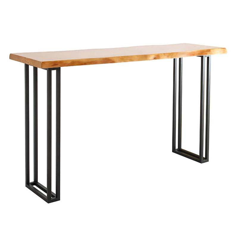 Contemporary Rectangle Bar Counter Table Wooden Dining Table for Kitchen