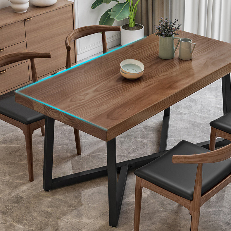 Modern 1/2/5 Pieces Dining Set Solid Wood Dining Table Set for Home Use