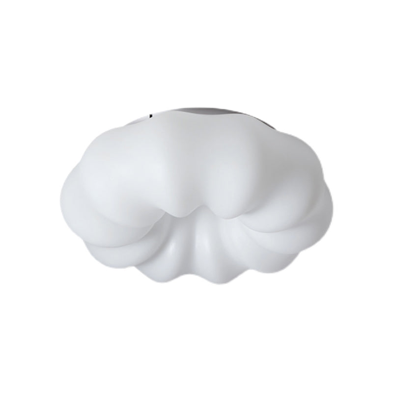 White LED Flush Mount Lighting Cloud Shape Modern Flush Mounted Ceiling Lights