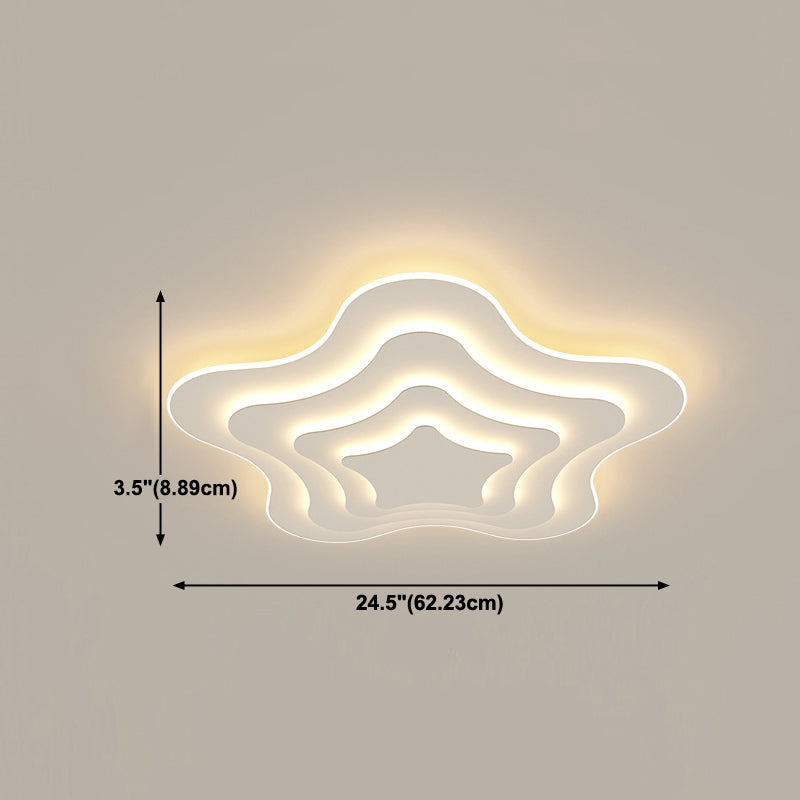 Lámparas modernas de luz de descarga de cinco estrellas de hierro 1 lámparas de montaje de descarga de luz en blanco