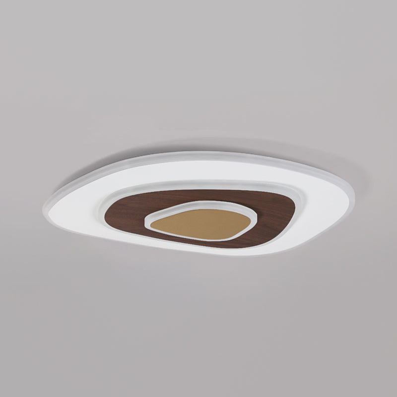 Tombre geométrico de metal Flush Luz de techo Modern Style 3 Luces Factura de montaje Flush