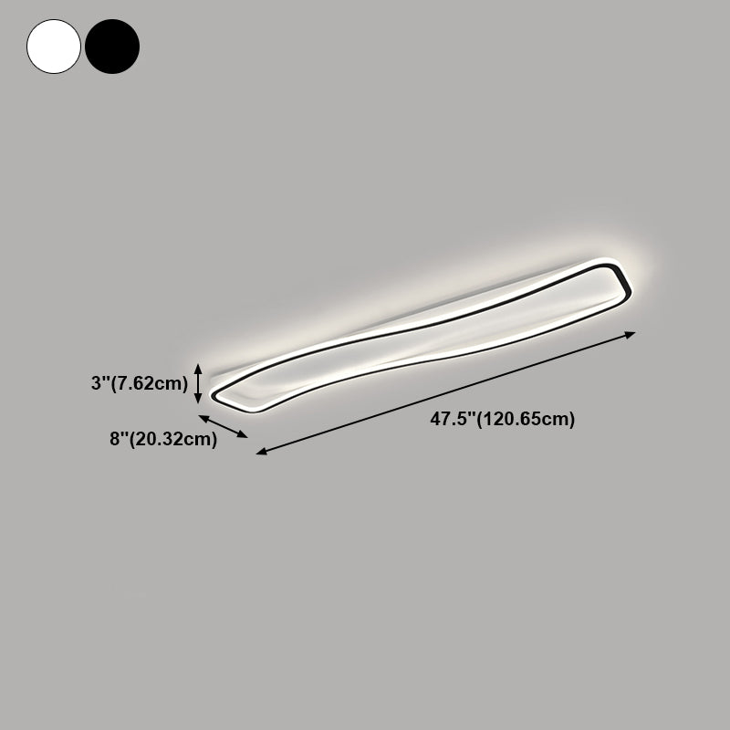 Moderniste Flush Mounted Plafond Light LED Mount d'éclairage pour le salon