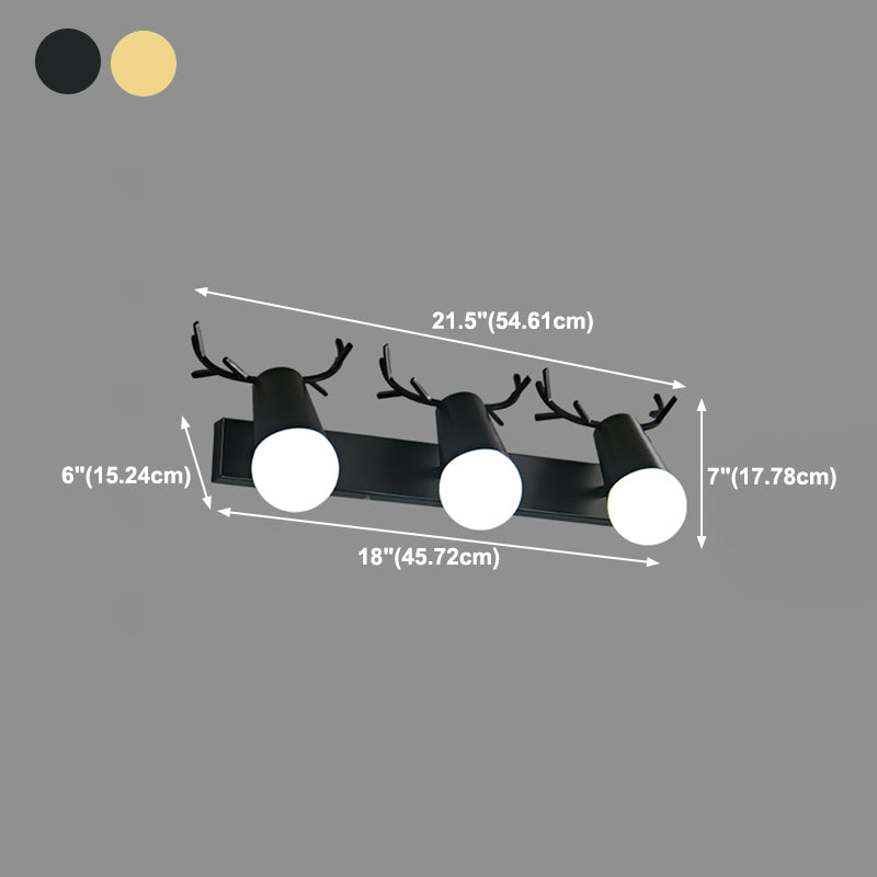 Iluminación apliques de pared de estilo de pared de metal de estilo moderno