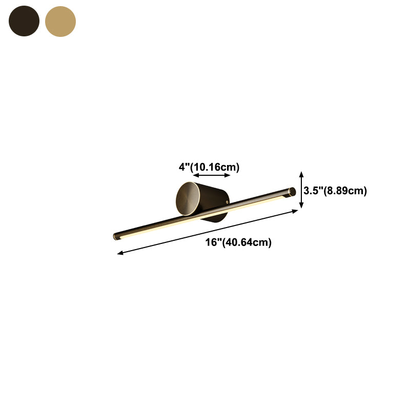 Lineaire wandverlichtingsarmatuur Eenvoudige LED -wandbevestiging Lichtlijn