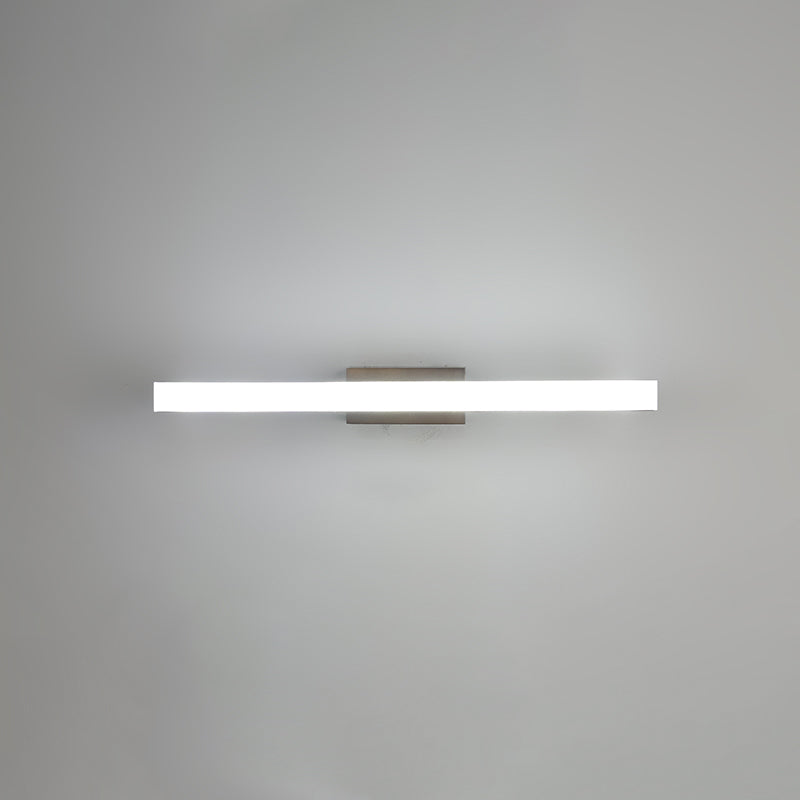 1 lichte lineaire ijdelheid wandlampen moderne stijl houten ijdelheid spiegelverlichting