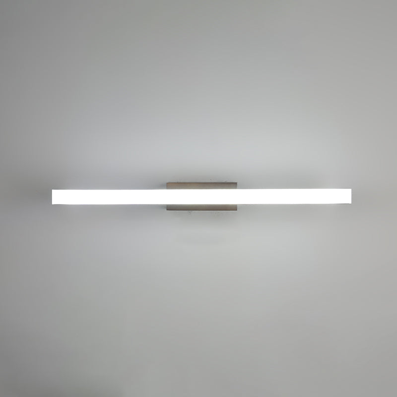 1 lichte lineaire ijdelheid wandlampen moderne stijl houten ijdelheid spiegelverlichting