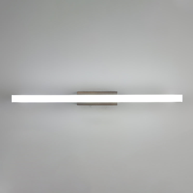 1 lichte lineaire ijdelheid wandlampen moderne stijl houten ijdelheid spiegelverlichting