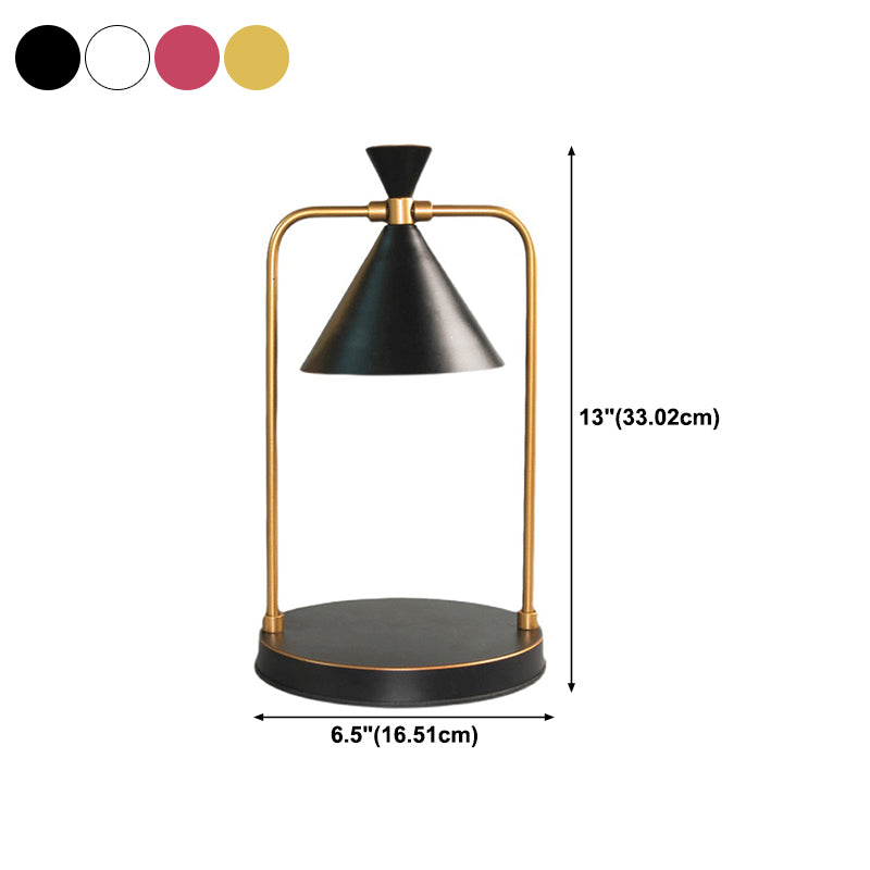 Metal Night Table Lamp Minimalist Style Table Light for Bedroom