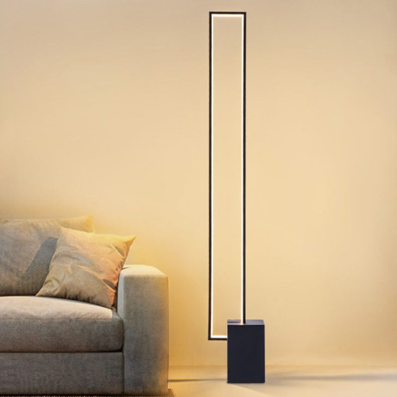 Moderner Stil Linearer Stehlampe Kreatives Bodenlicht für Wohnzimmer