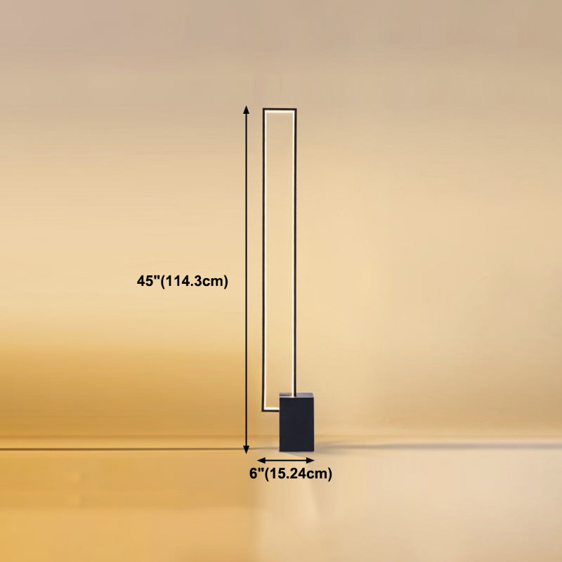 Moderner Stil Linearer Stehlampe Kreatives Bodenlicht für Wohnzimmer