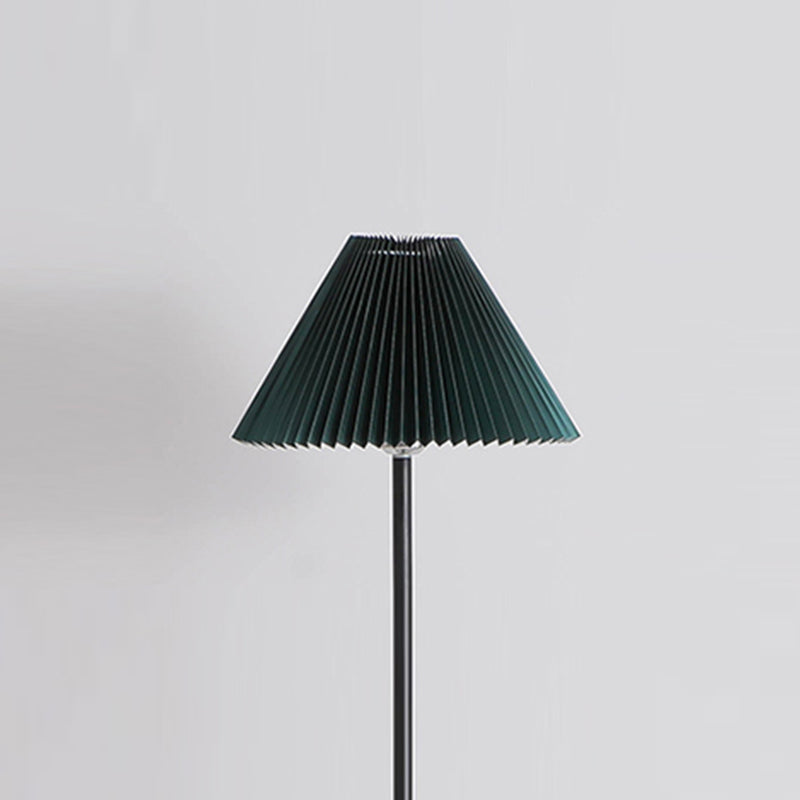 Lumière au sol de la lampe moderne avec une teinte en tissu pour le salon